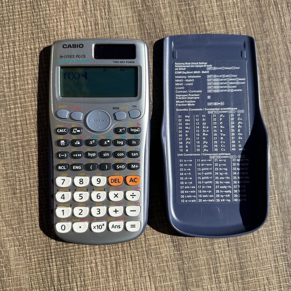 Casio FX-115ES PLUS Scientific Calculator‎ With Cover